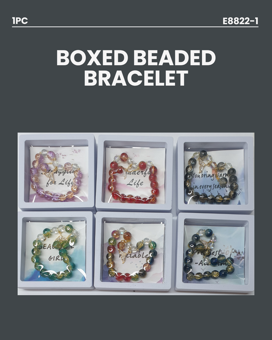 Boxed Beaded Bracelet E8822-1