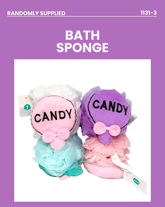Bath Sponge RANDOMLY SUPPLIED 1131-3
