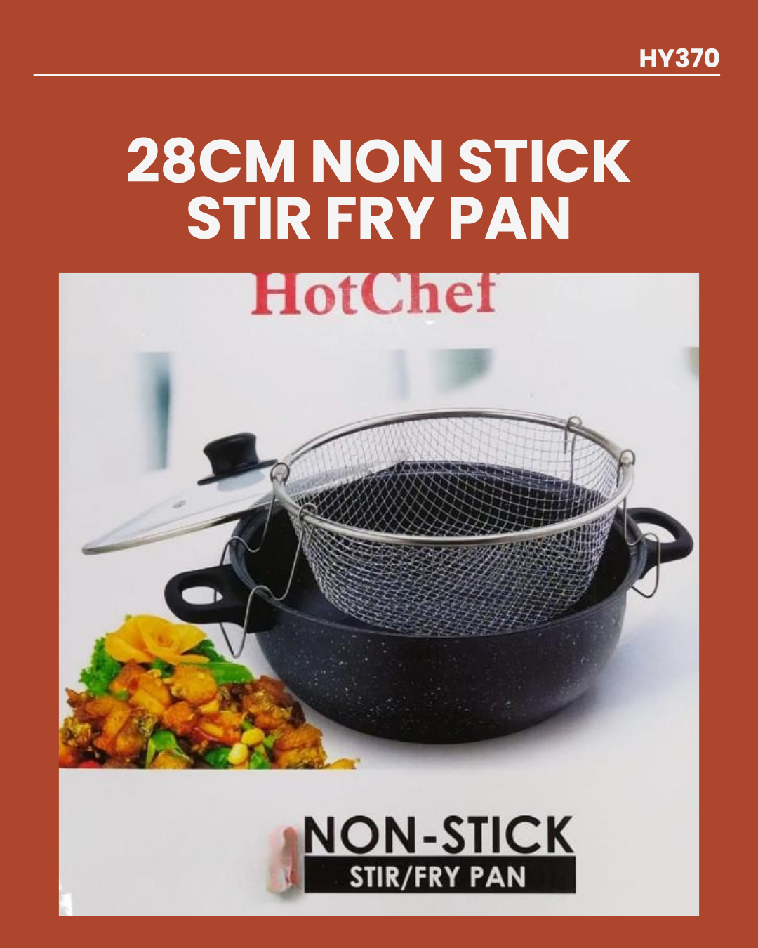 28cm Non Stick Stir Fry Pan HY370