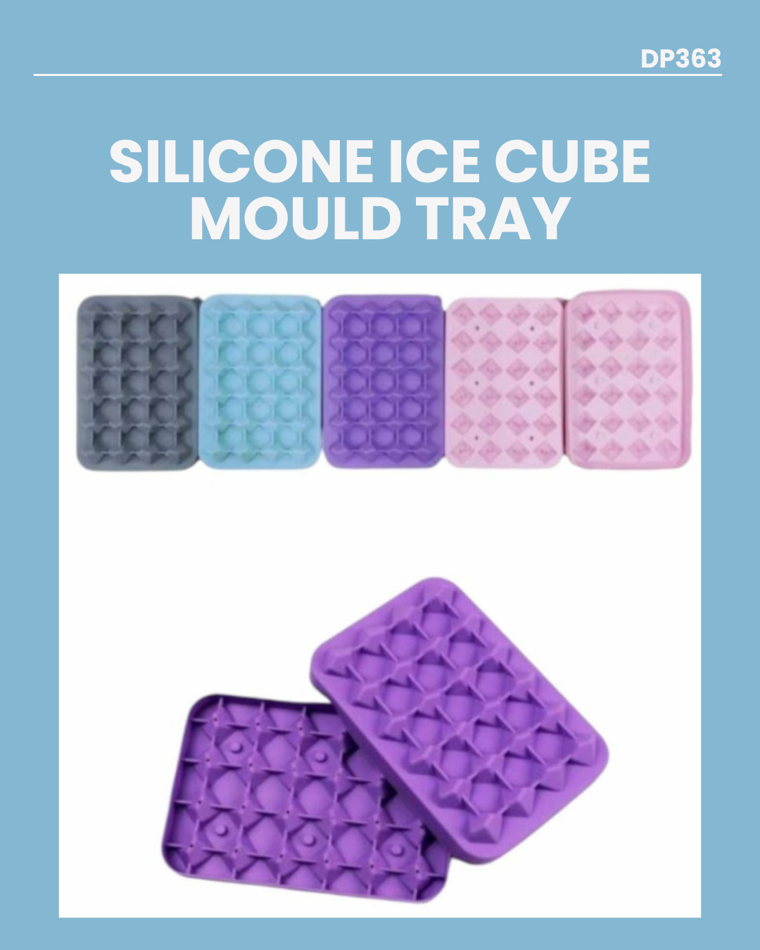 Silicone Ice Cube Mould Tray DP363