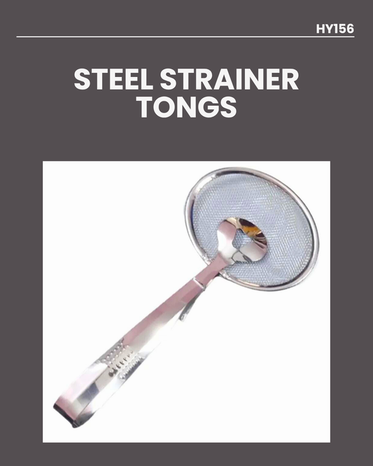 Steel Strainer Tongs HY-156