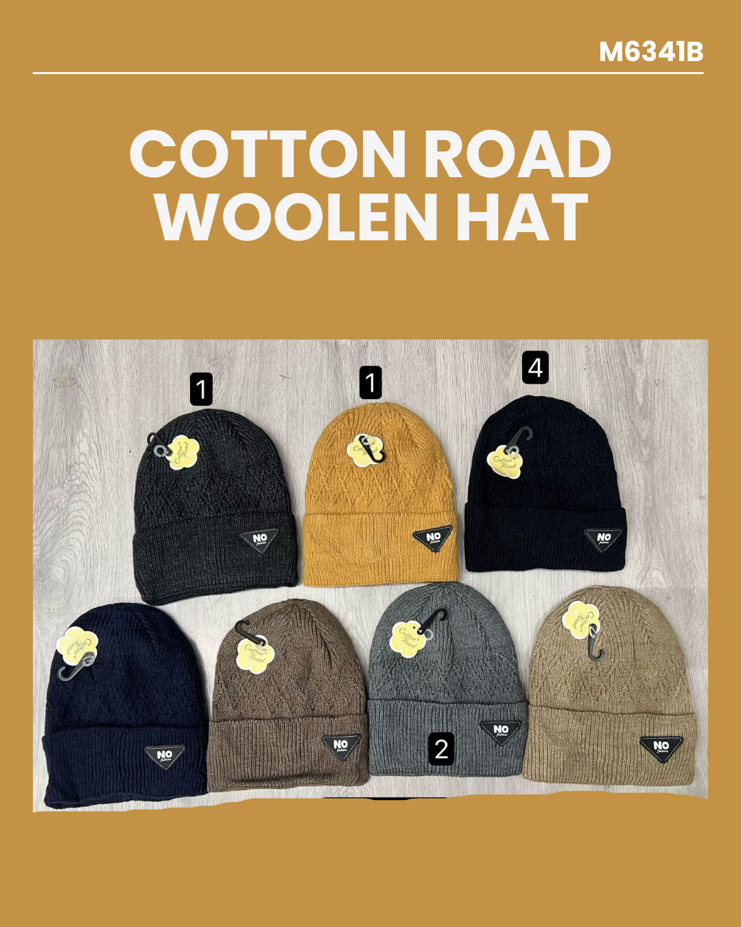 Cotton Road Woolen Hat M6341B