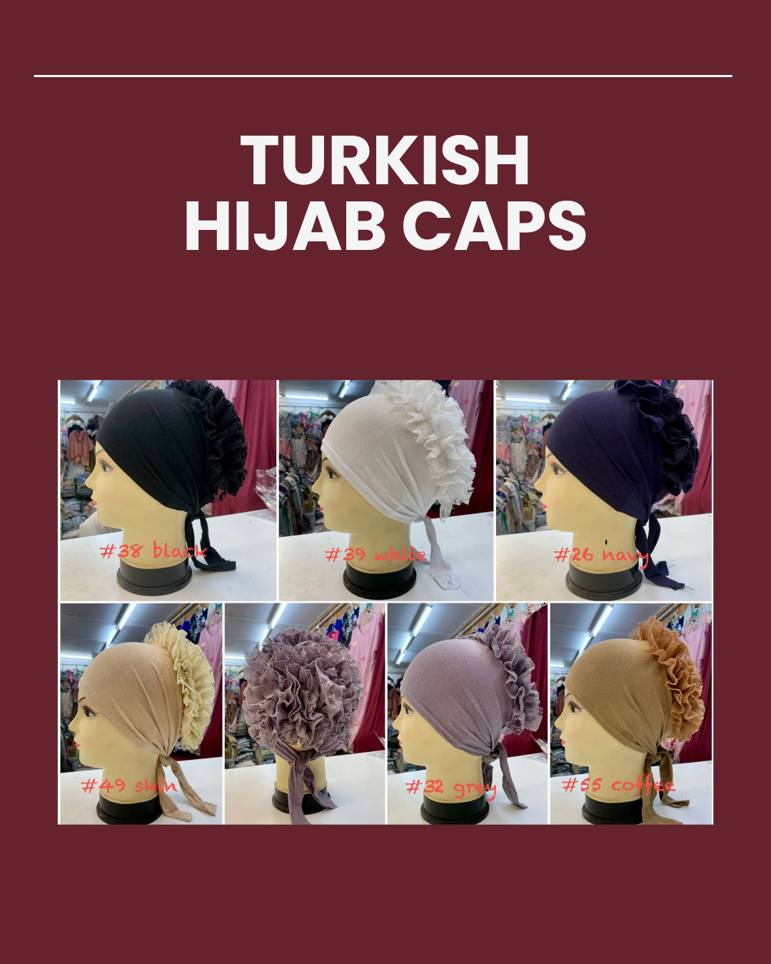 Turkish Hijab Cap