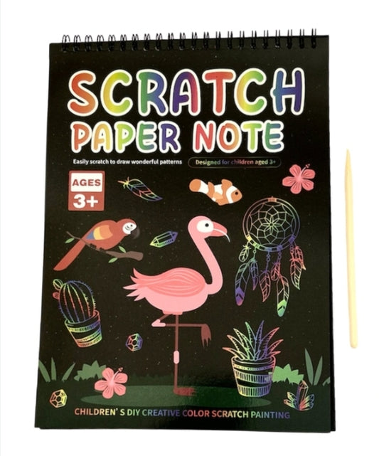 Scratch Paper Note With a Scratch sen pen KP-8 20x14cm
