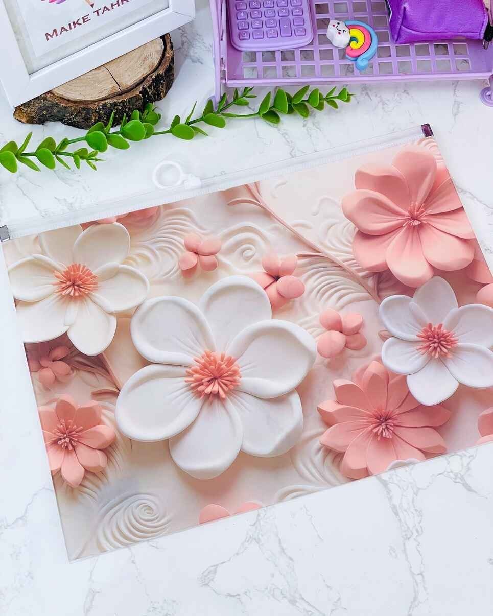 Floral Document Folder 33x24.5cm DKB43