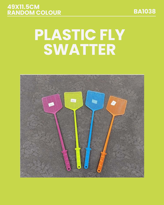 1pc Plastic Fly Swatter 49x11.5cm BA1038