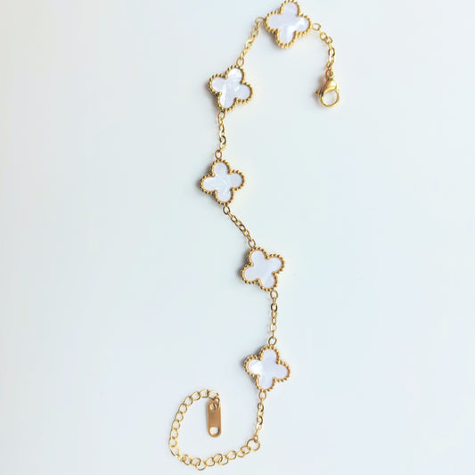 Gold Clover Bracelet PSZ002