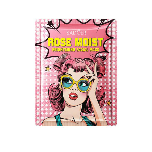 SADOER BRIGHTENING FACIAL MASK 25g - SD43313- ROSE MOIST