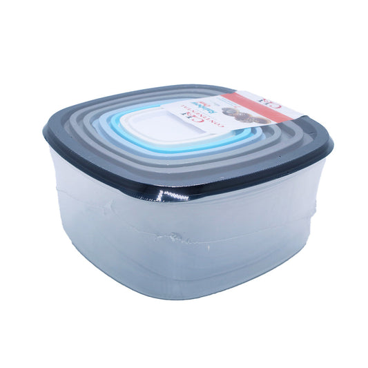 7pc Rainbow Square Containers CH-1045