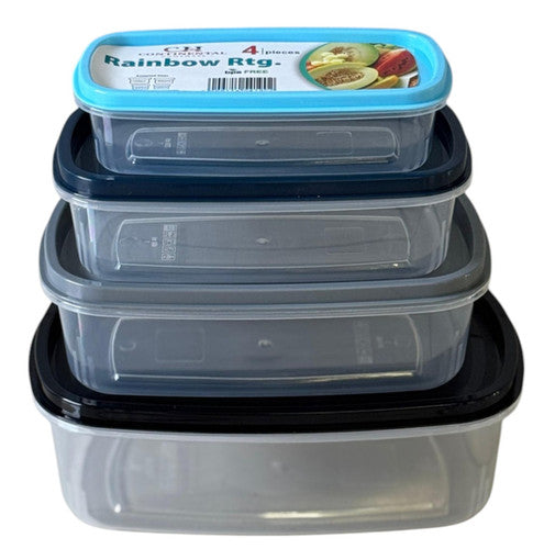 4pc Rainbow Containers CH-1077