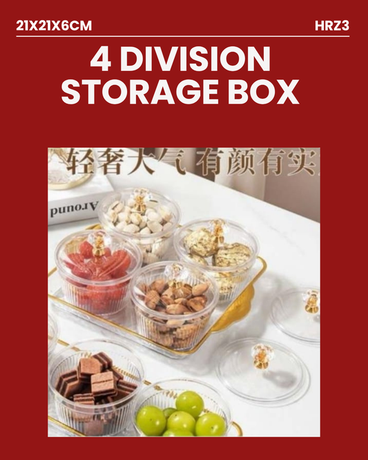 4 Division Multifunctional Storage Box HRZ3