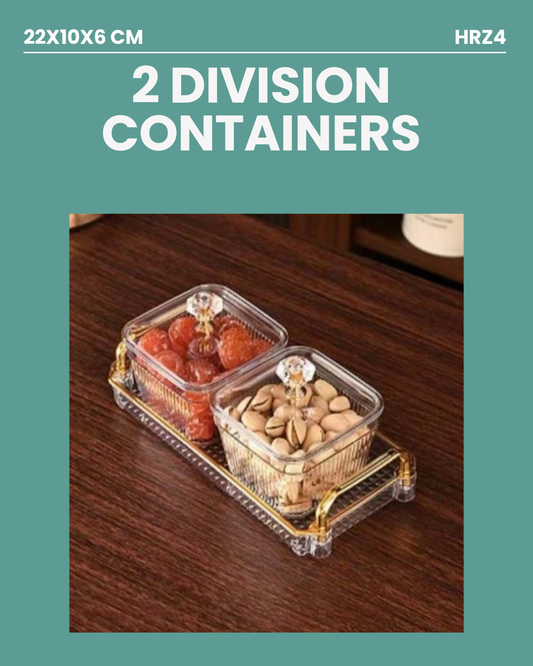 2 Division Storage Containers HRZ4