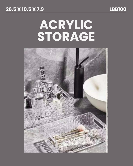 Acrylic Storage LBB100 - 10.5x26.5x8cm