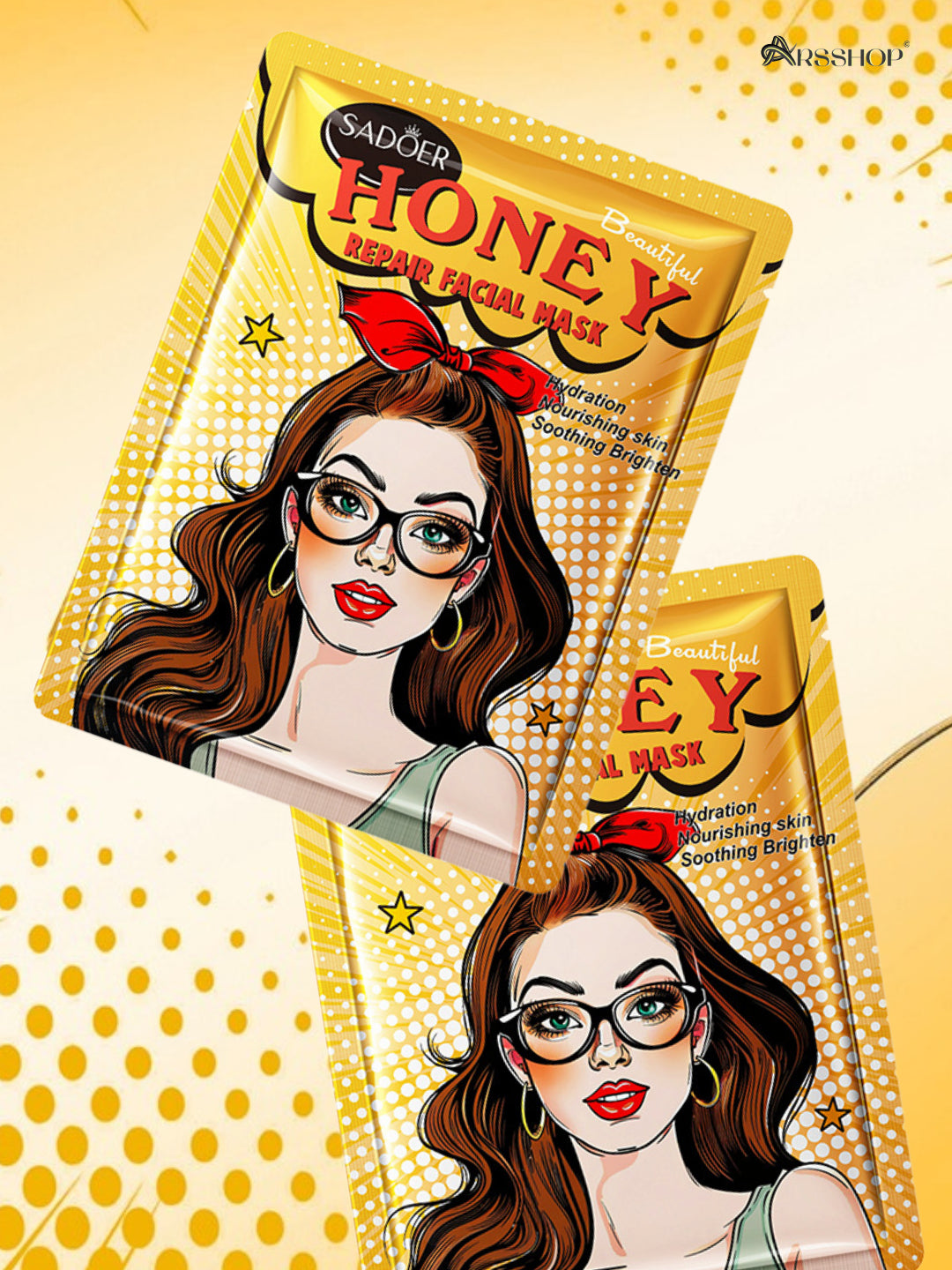 SADOER REPAIR FACIAL MASK 25G - SD43306 - HONEY