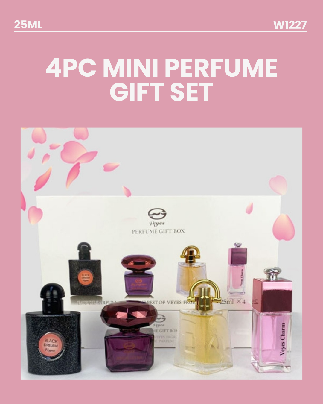 4pc Mini Perfume Gift Set W1227