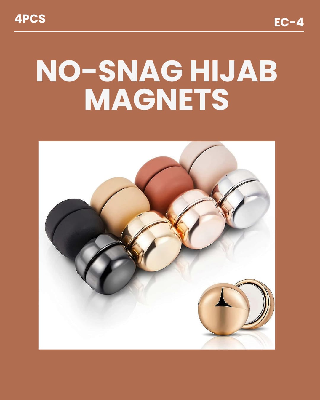 No-Snag Hijab Magnets