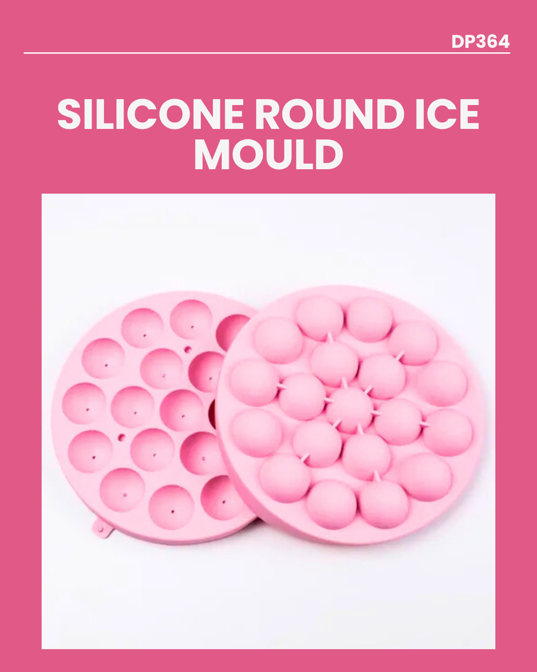 Silicone Round Ice Mould DP365