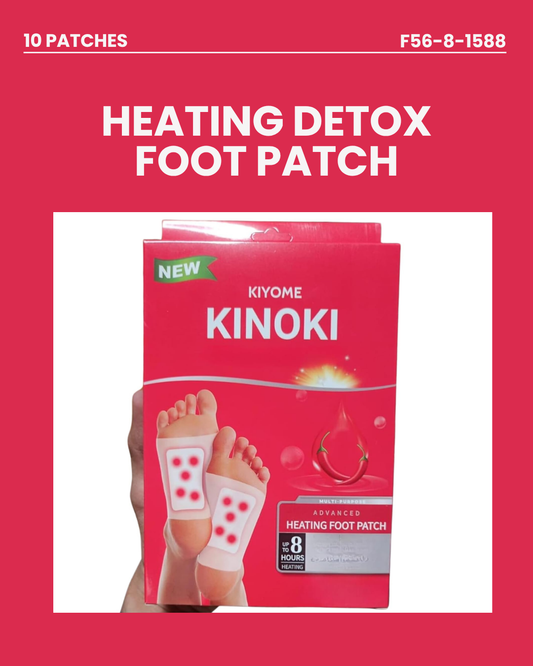 10pc Heating Detox Foot Pads F56-6-1588