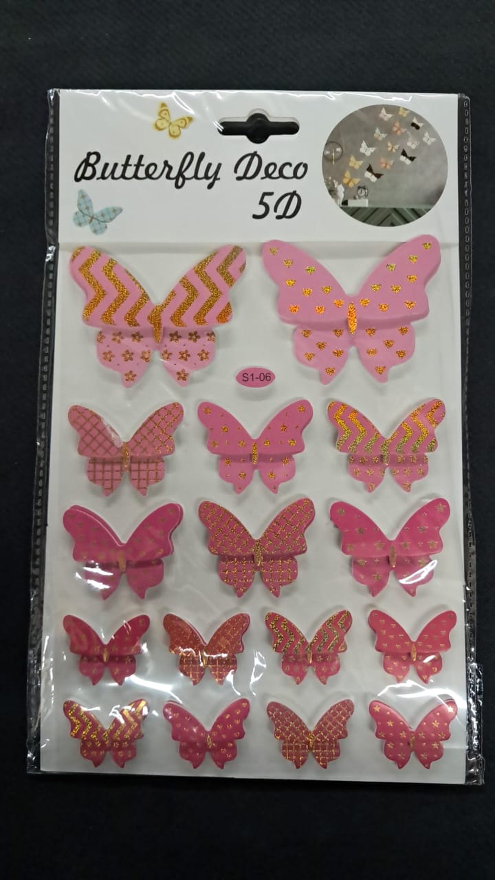 Butterfly Deco 5D Stickers 6156