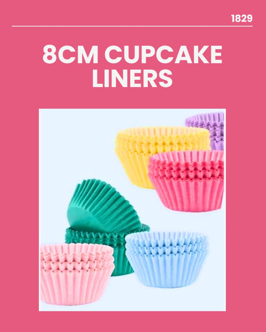 8cm 100pc Cupcake Liners 1829