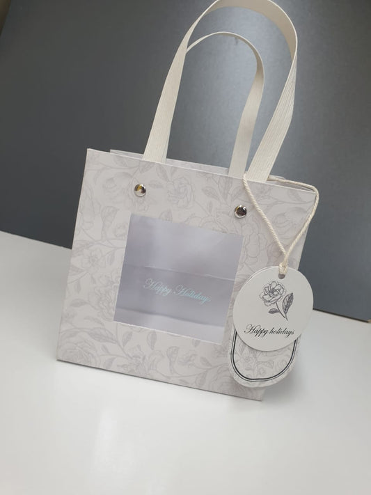Happy Holidays Small Gift Bag TXKR12890ZS 15x10.5x15cm