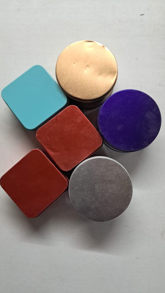 Round/Square Tins- Dented/Scuffed