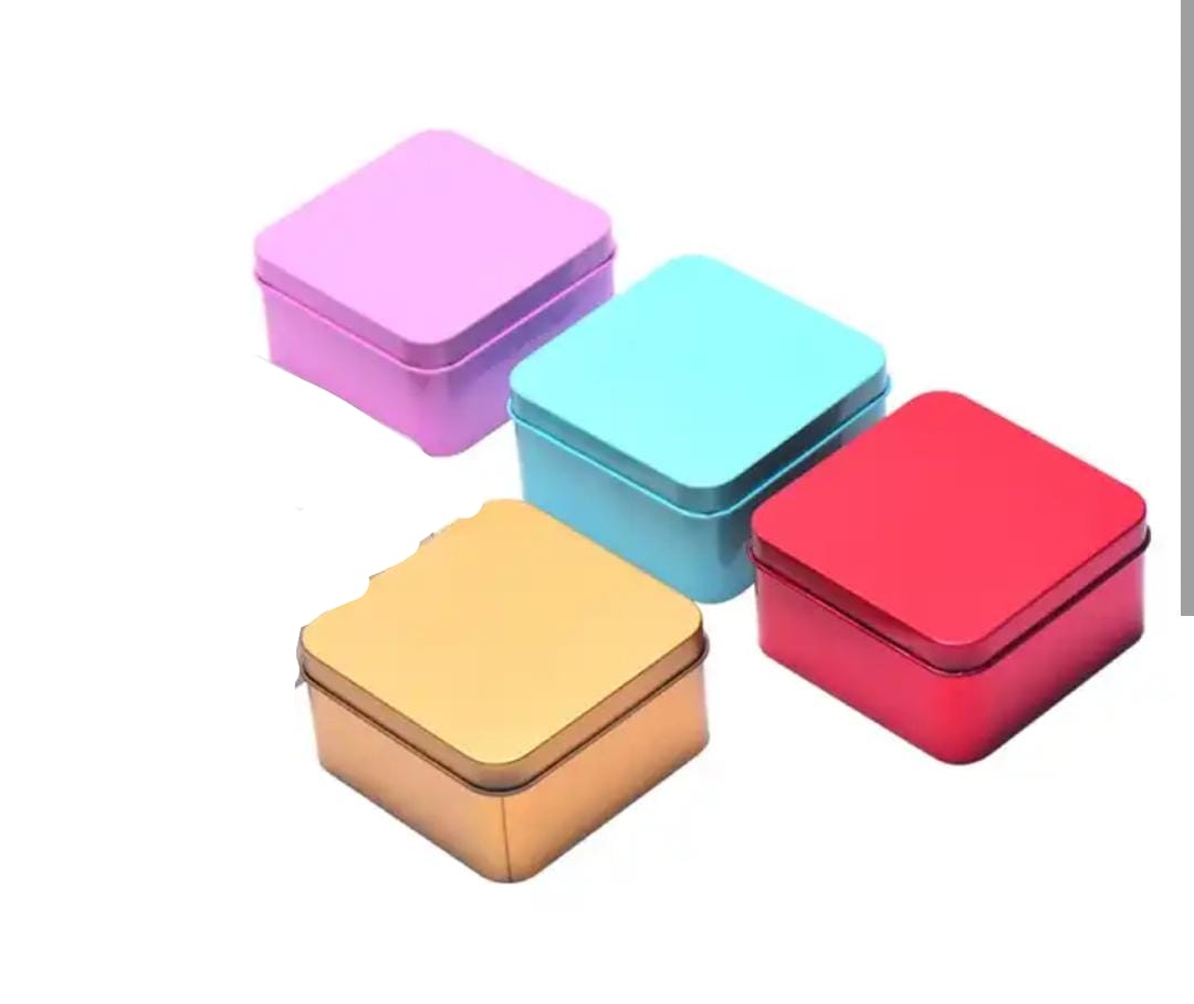 Square Tin Box 6.5cm DCO-009