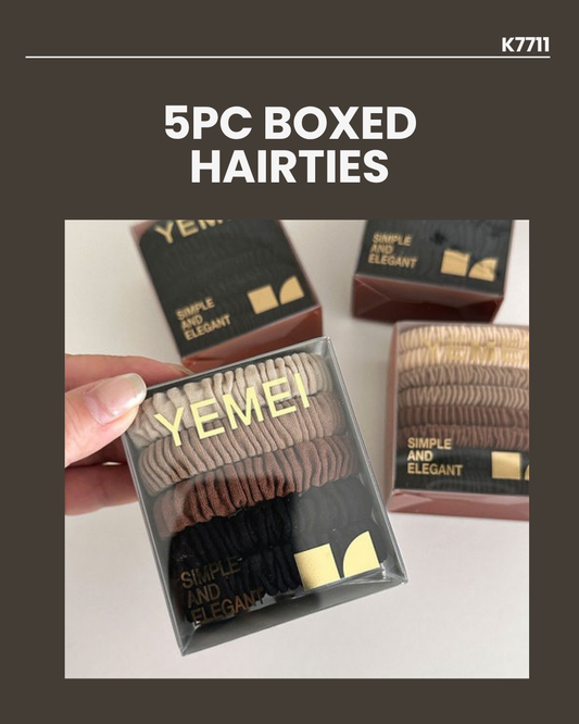 5pc BOXED Hair Ties K7711