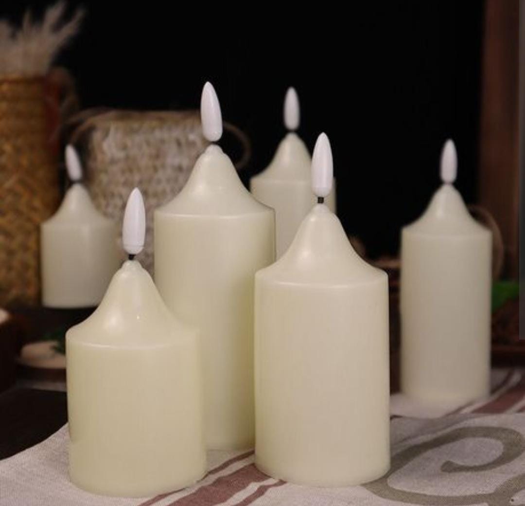 Plastic Swinging Candle 5cm TOT-2290-10 15x5cm