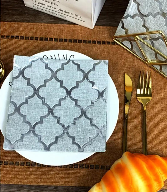 20pc serviettes 33x33cm 2038