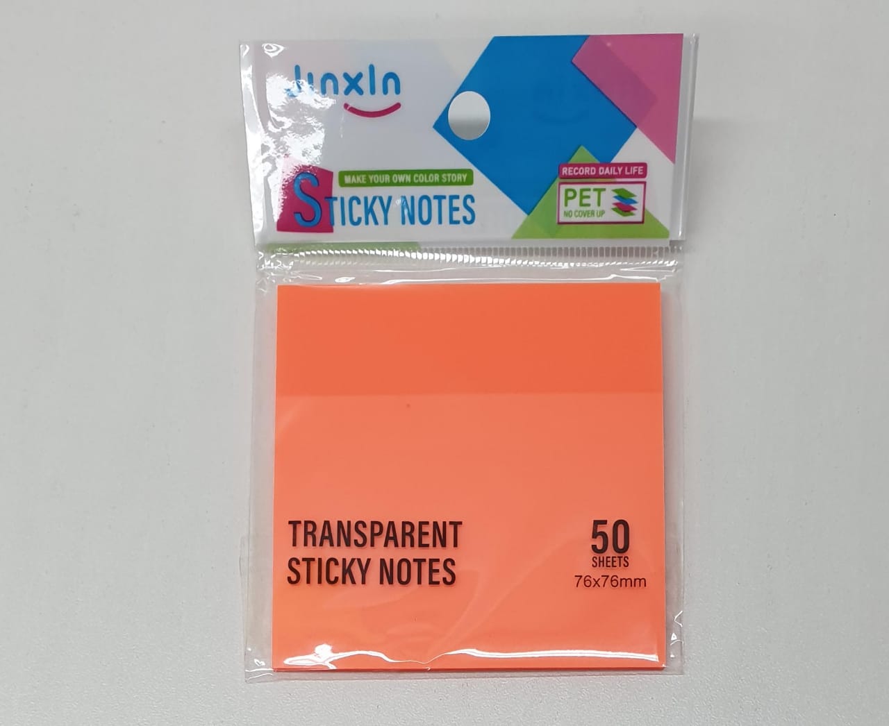 Transparent Sticky Notes 50sheets P71-1/2 76 x 76mm