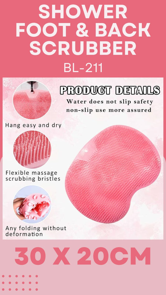 Shower Foot & Back Scrubber BL 211