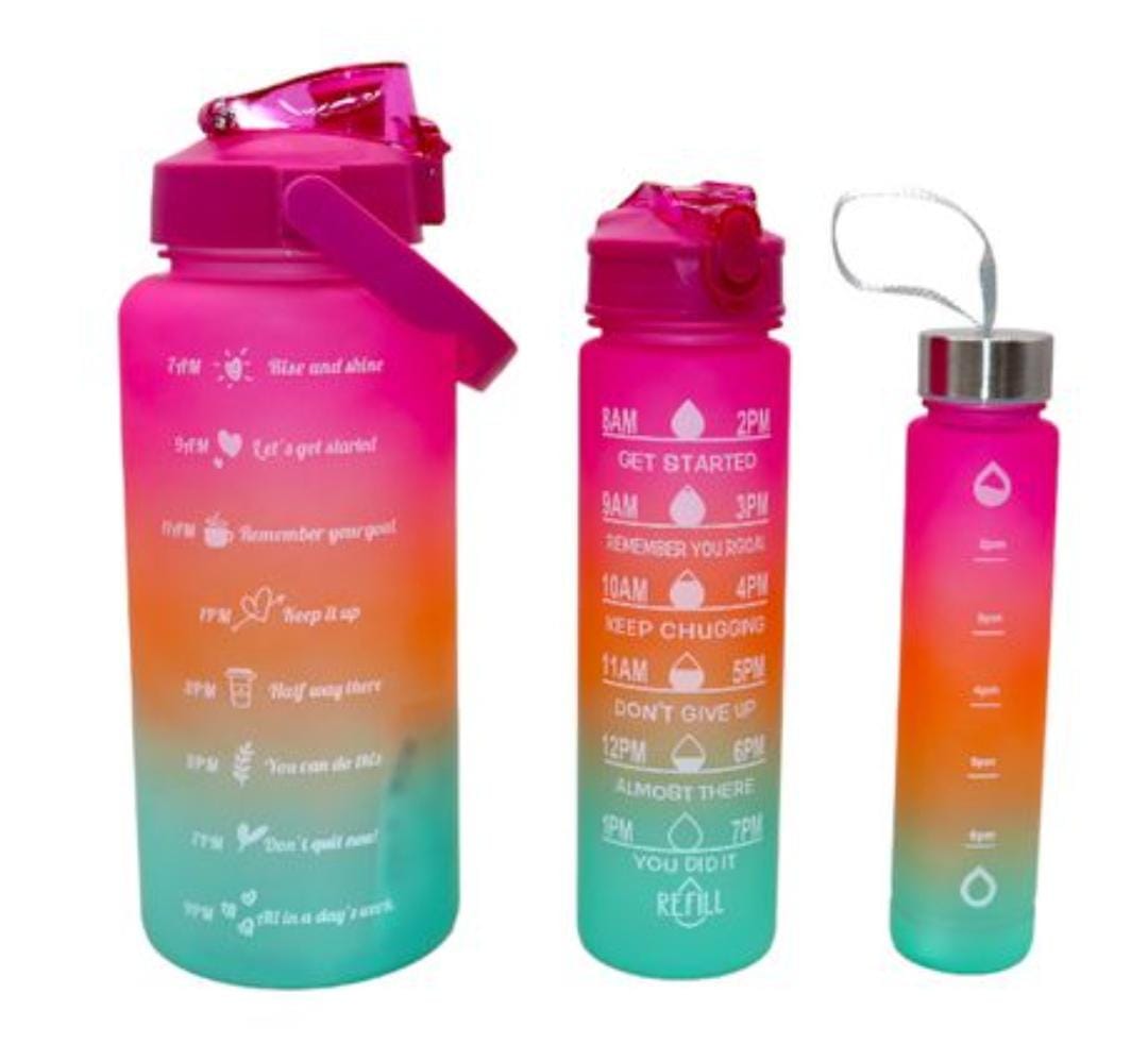 3pc Water Bottle Set H-8820 /L3074