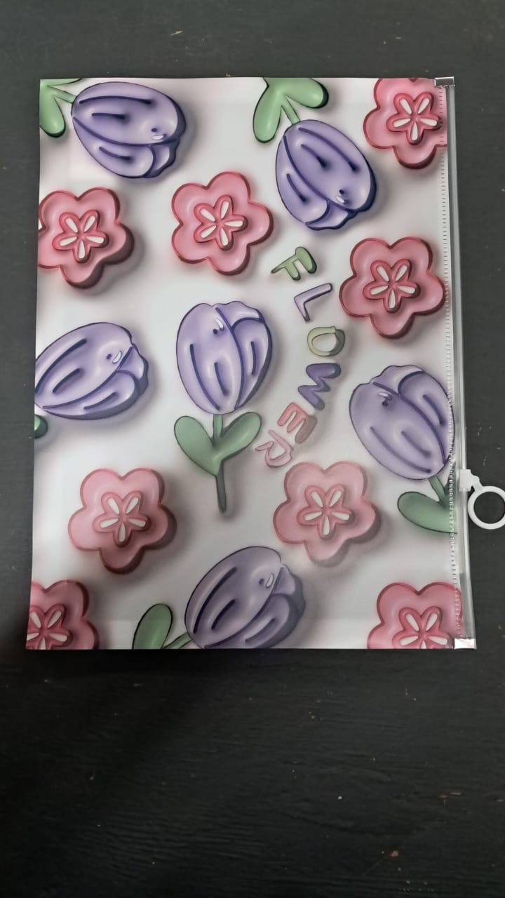 Floral Document Folder 33x24.5cm DKB43-1