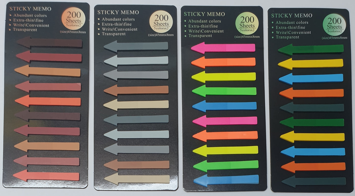 Arrow Shaped Index Tabs P86