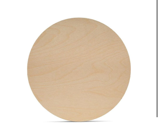 Wooden Circular Painting Canvas 21108