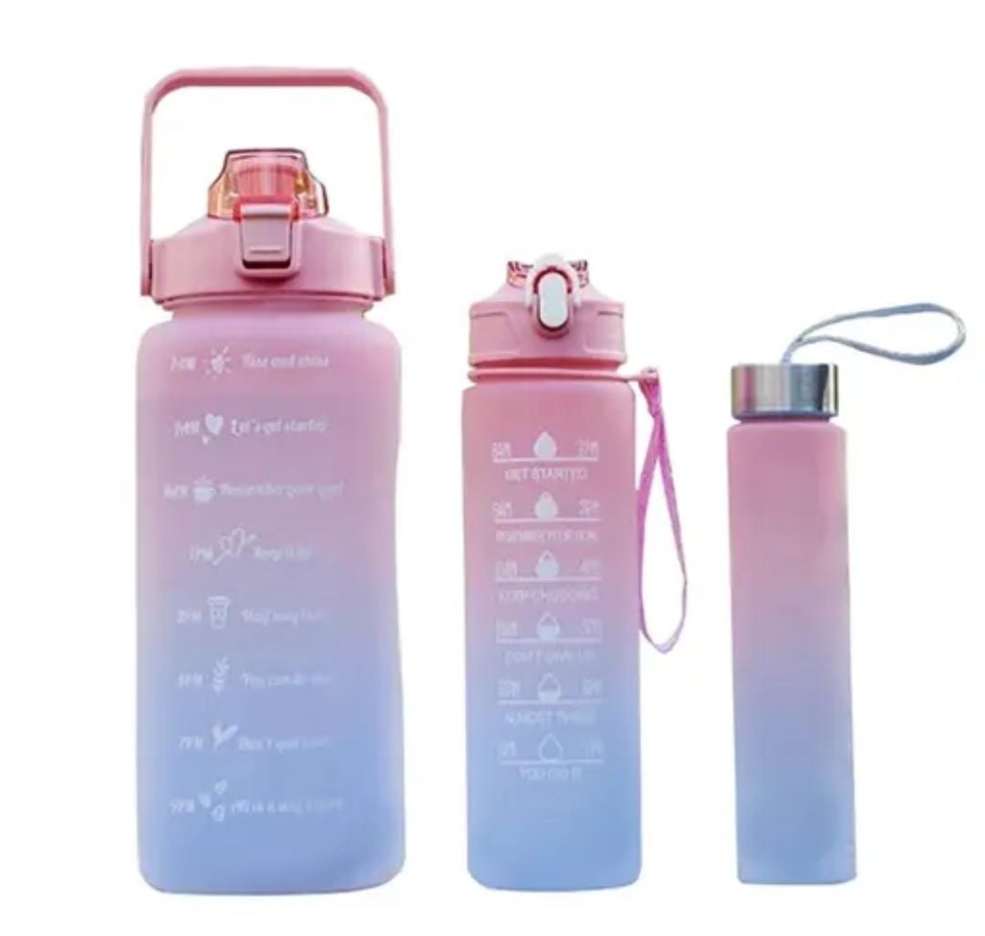 3pc Water Bottle Set H-8820 /L3074
