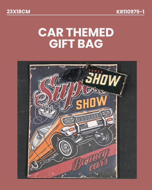 Car Themed Gift bag
23x18x10cm KR110975-1