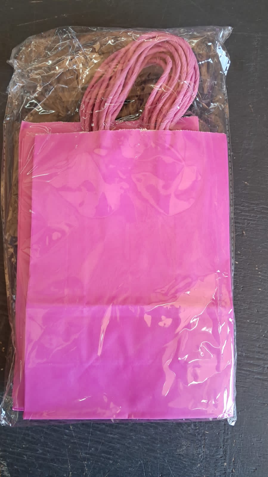 12pc Kraft Gift Bag - 27X21X11CM - 0706-2