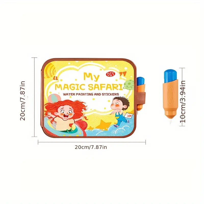 My Water Safari Water Paint Book KK24