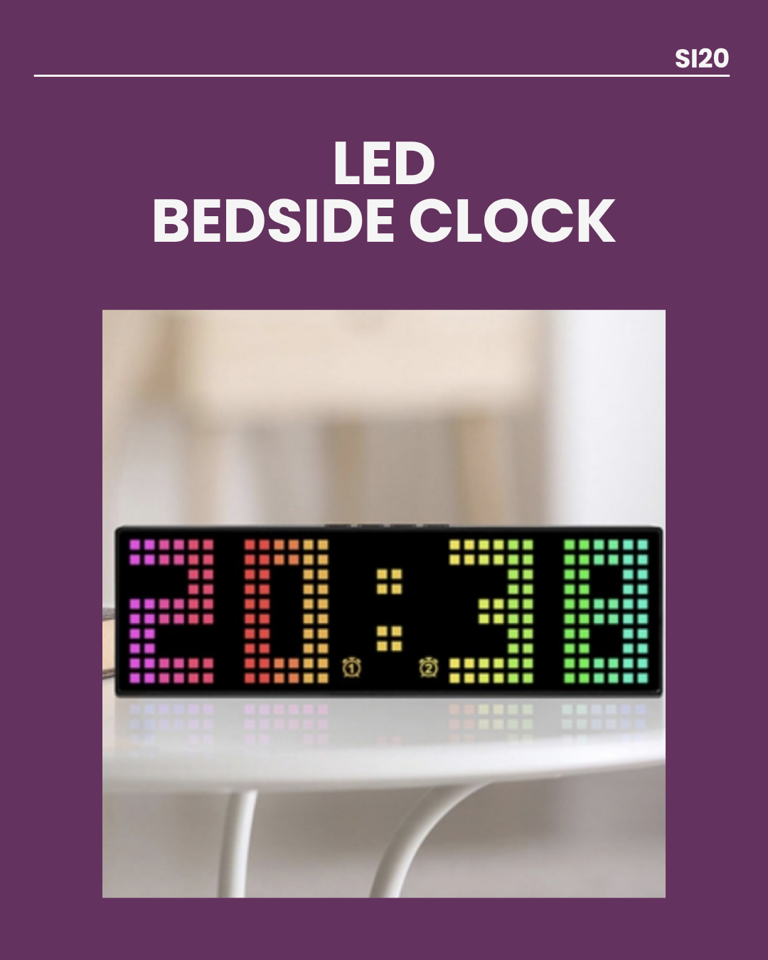 Bedside LED Clock SI20