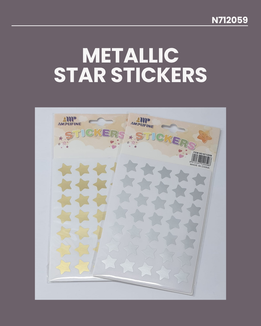 Metallic Star Stickers N712059