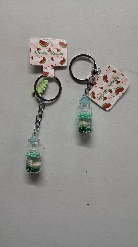 Bottle Keyring- cracked at the bottom