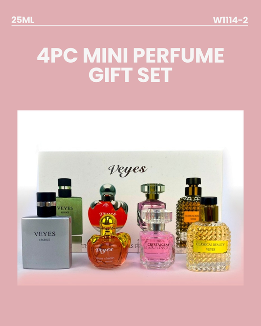 4pc Mini Perfume Gift Set W1114-2