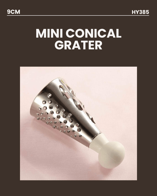 Mini Conical Grater 9x4.5cm HY385 Random Colour Supplied