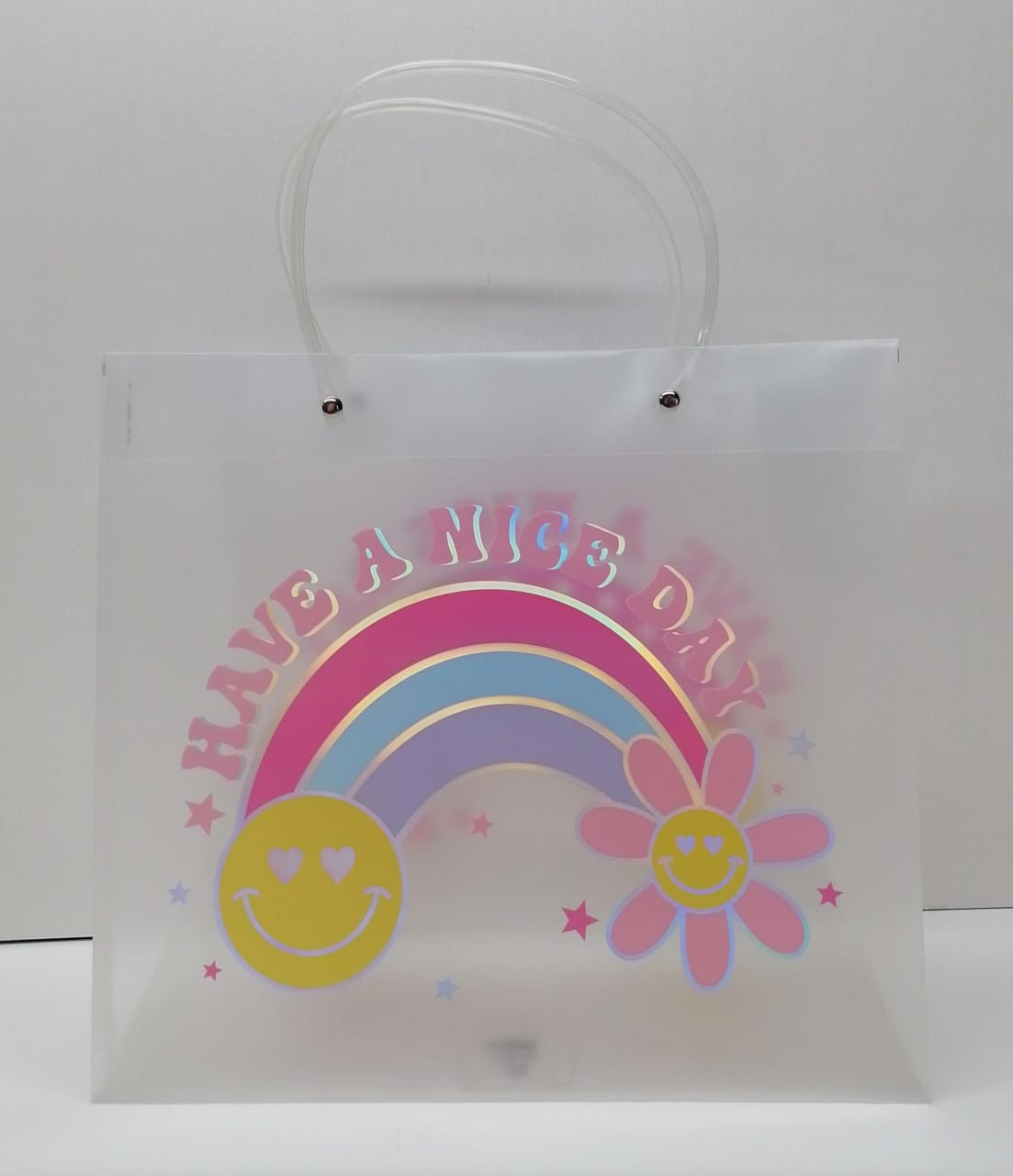 Clear Gift Bag 8568 30x27x12cm