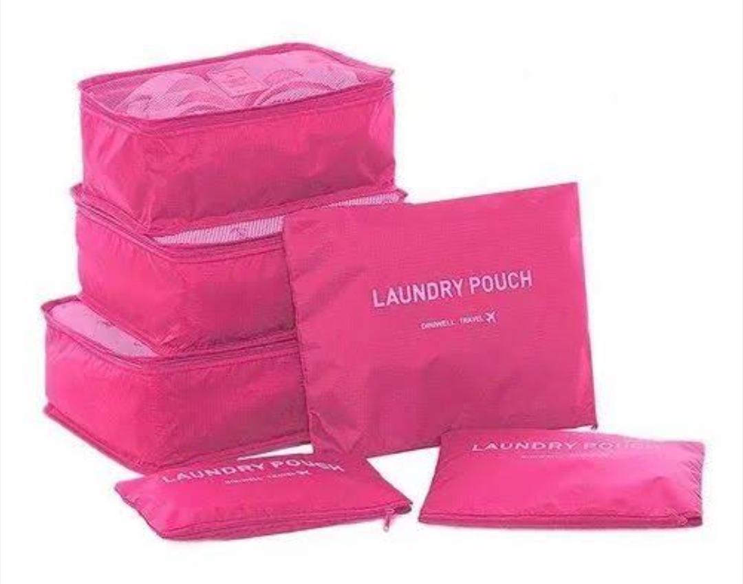 Laundry Travel Pouch 6pc LTP-009