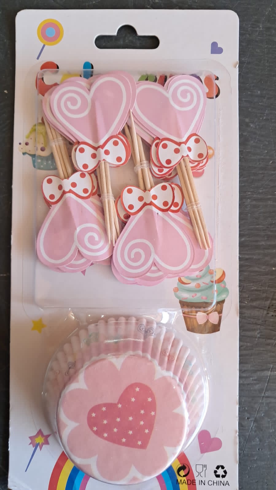 Cupcake Liners & Toppers Set VIP250088