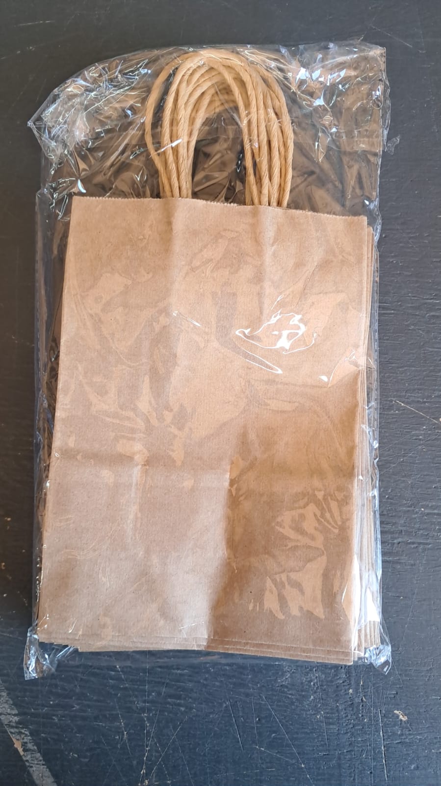 12pc Kraft Gift Bag - 27X21X11CM - 0706-2