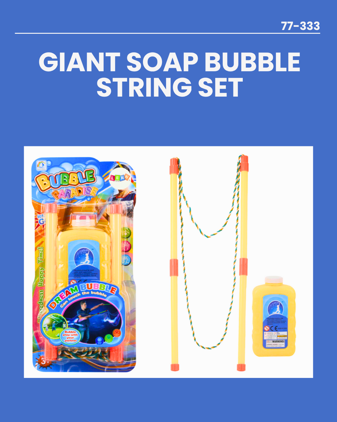 Giant Soap Bubble String Set 77-333